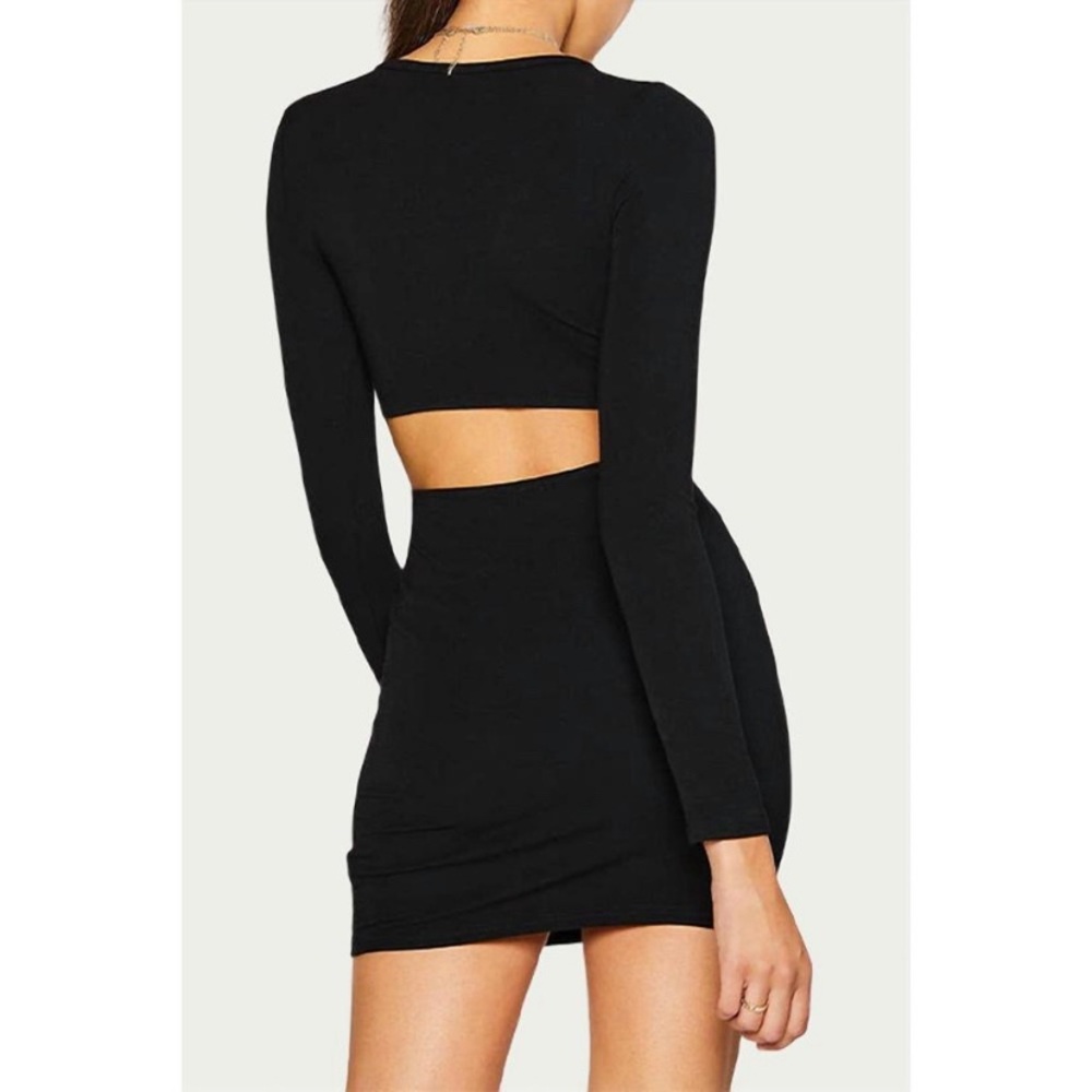 New Pretty Garbage black cutout dress size L - Picture 3 of 5